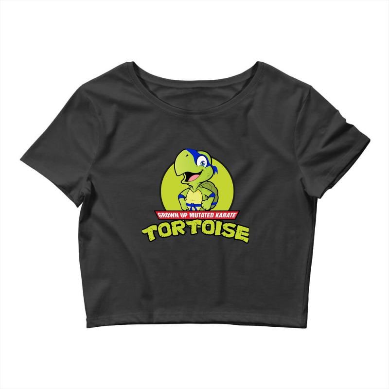 Grown Up Mutated Karate Tortoise   1 Crop Top by LynnetteMichele | Artistshot