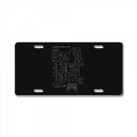 Synthesizer Signal Path For Electronic Musician Classic  3 License Plate | Artistshot