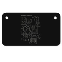 Synthesizer Signal Path For Electronic Musician Classic  3 Motorcycle License Plate | Artistshot