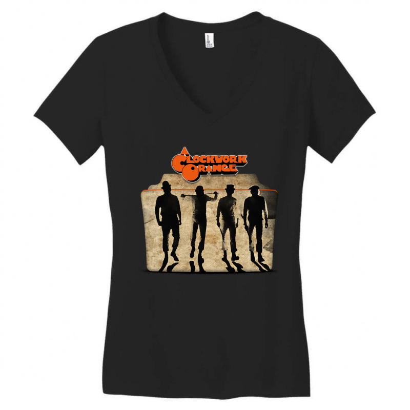 Clockwork Orange 2 Essential Women's V-Neck T-Shirt by MichelleNoneValeno | Artistshot