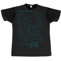 Synthesizer Signal Path For Electronic Musician Classic  4 Graphic T-shirt | Artistshot