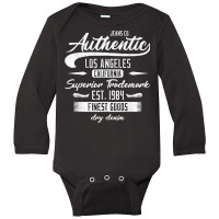 Los Angeles California Republic 1984 Vintage Birthday T Shirt Long Sleeve Baby Bodysuit | Artistshot