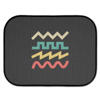 Synthesizer Waveform For Electronic Musician Sticker Essential  1 Rear Car Mat | Artistshot