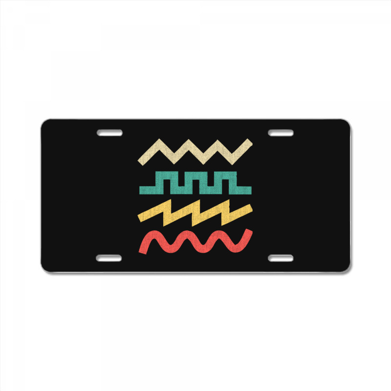 Synthesizer Waveform For Electronic Musician Sticker Essential  1 License Plate | Artistshot