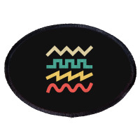 Synthesizer Waveform For Electronic Musician Sticker Essential  1 Oval Patch | Artistshot