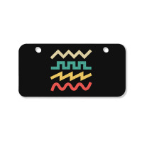 Synthesizer Waveform For Electronic Musician Sticker Essential  1 Bicycle License Plate | Artistshot