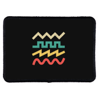 Synthesizer Waveform For Electronic Musician Sticker Essential  1 Rectangle Patch | Artistshot