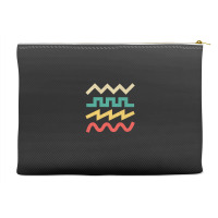 Synthesizer Waveform For Electronic Musician Sticker Essential  1 Accessory Pouches | Artistshot