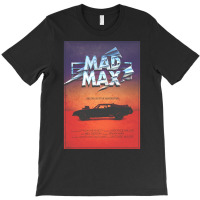 The Last Of The V8's   Vintage Custom Mad Max Poster T-shirt | Artistshot