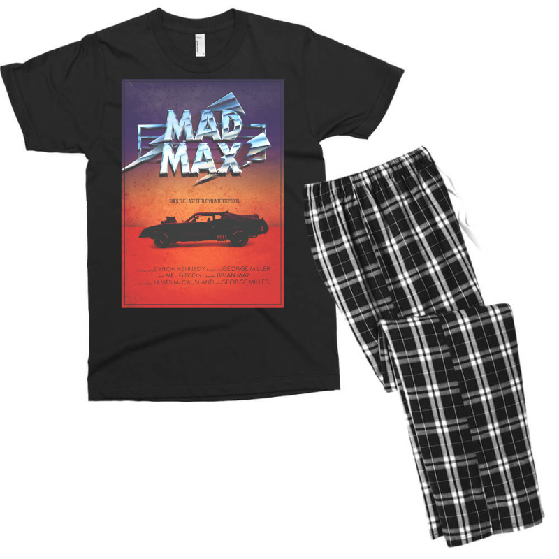 The Last Of The V8's   Vintage Custom Mad Max Poster Men's T-shirt Pajama Set | Artistshot