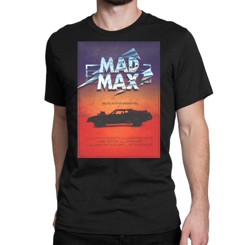 The Last Of The V8's   Vintage Custom Mad Max Poster Classic T-shirt | Artistshot