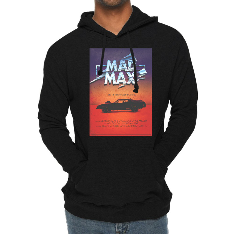 The Last Of The V8's   Vintage Custom Mad Max Poster Lightweight Hoodie | Artistshot