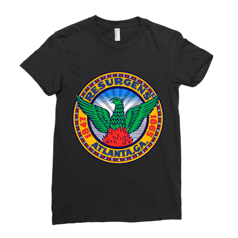 Trending Atlanta Flag Seal Decal Ladies Fitted T-Shirt by Inmamlil638 | Artistshot