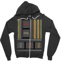 Fin Classic Gift Funny Zipper Hoodie | Artistshot