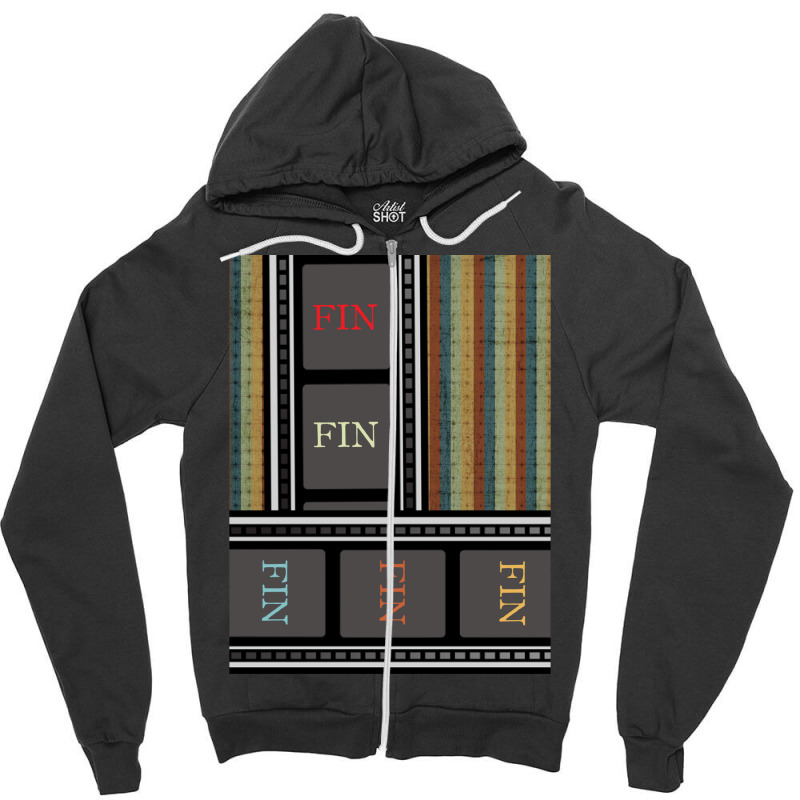 Fin Classic Gift Funny Zipper Hoodie | Artistshot