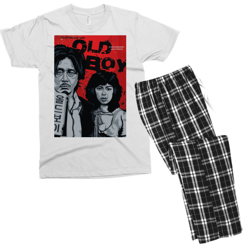 Old Boy  A Film By Park Chanwook Poster  Yellow Nature Men's T-shirt Pajama Set by dizaynzirguc | Artistshot