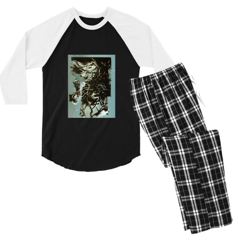 Metal Gear Solid Dark Men's 3/4 Sleeve Pajama Set by MargaretElinorBiggs | Artistshot