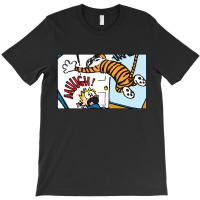 Funny Hobbes With Calvin T-shirt | Artistshot