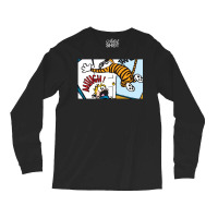 Funny Hobbes With Calvin Long Sleeve Shirts | Artistshot