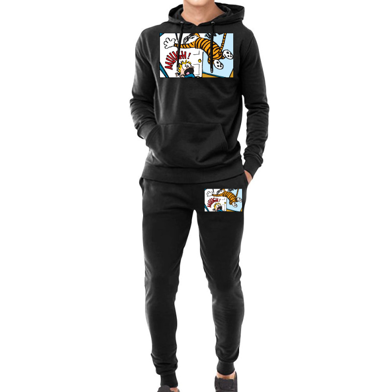 Funny Hobbes With Calvin Hoodie & Jogger Set | Artistshot