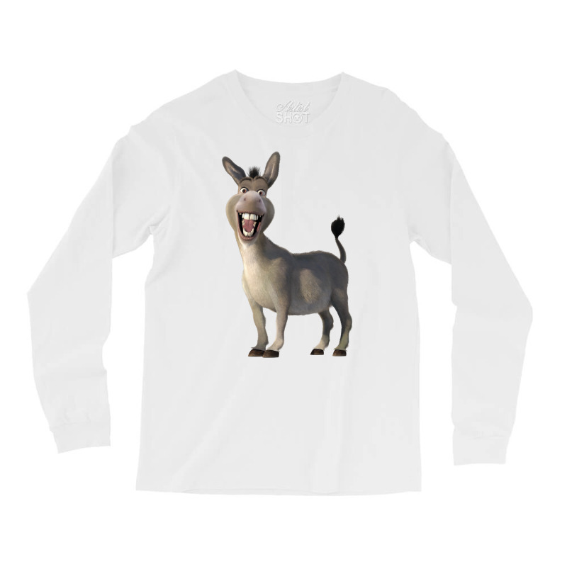 Donkey From Shrek Movie Long Sleeve Shirts by qaisypinon | Artistshot