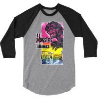 Le Monstre Des Abimes  Monster Campus  Cool Girl 3/4 Sleeve Shirt | Artistshot