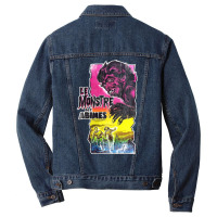 Le Monstre Des Abimes  Monster Campus  Cool Girl Men Denim Jacket | Artistshot