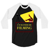 Id Rather Be Filming Movie Director Film Maker Print Classic  Girl Cut 3/4 Sleeve Shirt | Artistshot