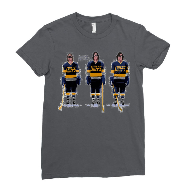 Hanson Brothers  Slap Shot Active Tumblr Hipster Ladies Fitted T-Shirt by comapalimmen | Artistshot