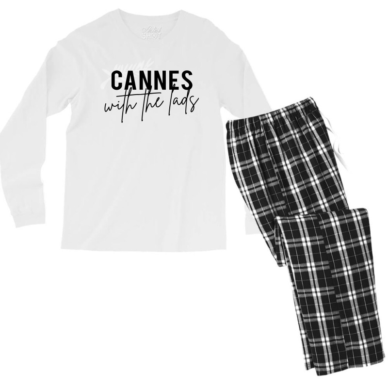 Cannes With The Lads Classic  Love Love Men's Long Sleeve Pajama Set | Artistshot