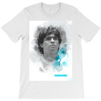 Maradona Painting Art T-shirt | Artistshot