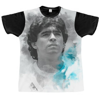 Maradona Painting Art Graphic T-shirt | Artistshot