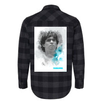 Maradona Painting Art Flannel Shirt | Artistshot