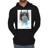 Maradona Painting Art Lightweight Hoodie | Artistshot