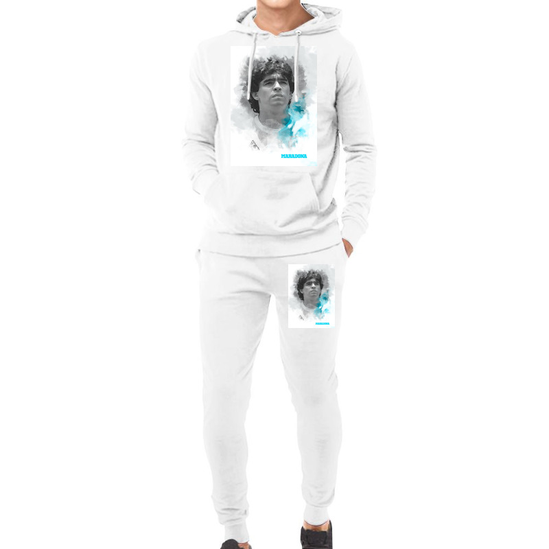 Maradona Painting Art Hoodie & Jogger Set | Artistshot