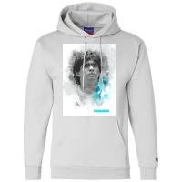 Maradona Painting Art Champion Hoodie | Artistshot