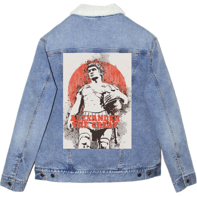 Alexander The Great Unisex Sherpa-lined Denim Jacket | Artistshot