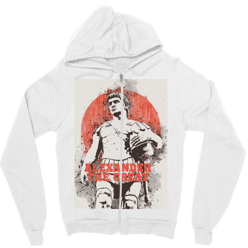 Alexander The Great Zipper Hoodie | Artistshot