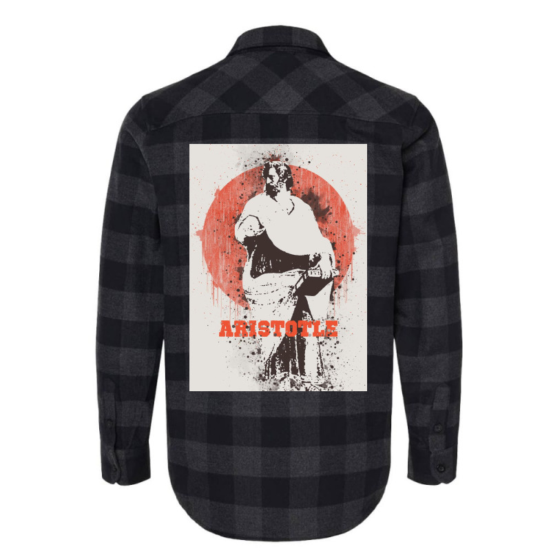 Aristotle Watercolor Art Flannel Shirt | Artistshot