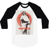 Aristotle Watercolor Art 3/4 Sleeve Shirt | Artistshot