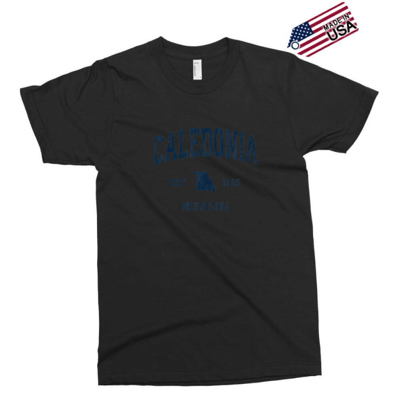 Caledonia Missouri Mo Vintage Athletic Navy Sports Design Exclusive T-shirt by legatgzlezy | Artistshot