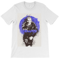 Kylian Mbappe Painting T-shirt | Artistshot