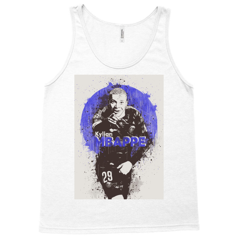 Kylian Mbappe Painting Tank Top | Artistshot