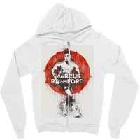 Marcus Rashford Zipper Hoodie | Artistshot