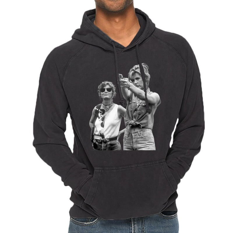 Thelma And Louise T Shirt Movie Geena Davis Susan Sarandon Vintage Hoodie | Artistshot