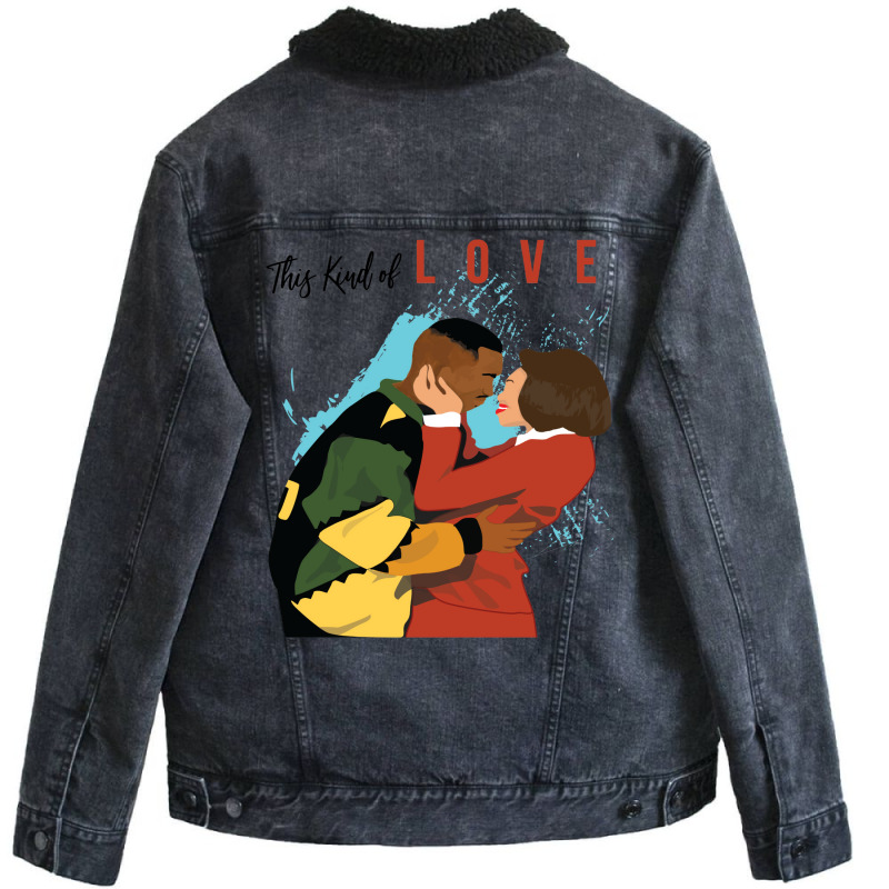 This Kind Of Love   Martin And Gina Unisex Sherpa-lined Denim Jacket | Artistshot