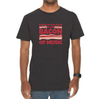 Electric Lap Steel Guitar Gifts  Bacon Of Music Vintage T-shirt | Artistshot