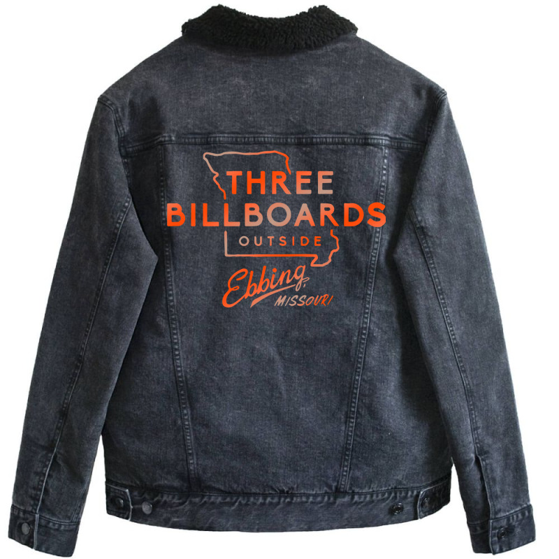 Three Billboards Unisex Sherpa-lined Denim Jacket | Artistshot