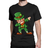 St Patricks Day Dabbing Leprechaun Irish Boys Girls Kids Dab  Copy Cop Classic T-shirt | Artistshot