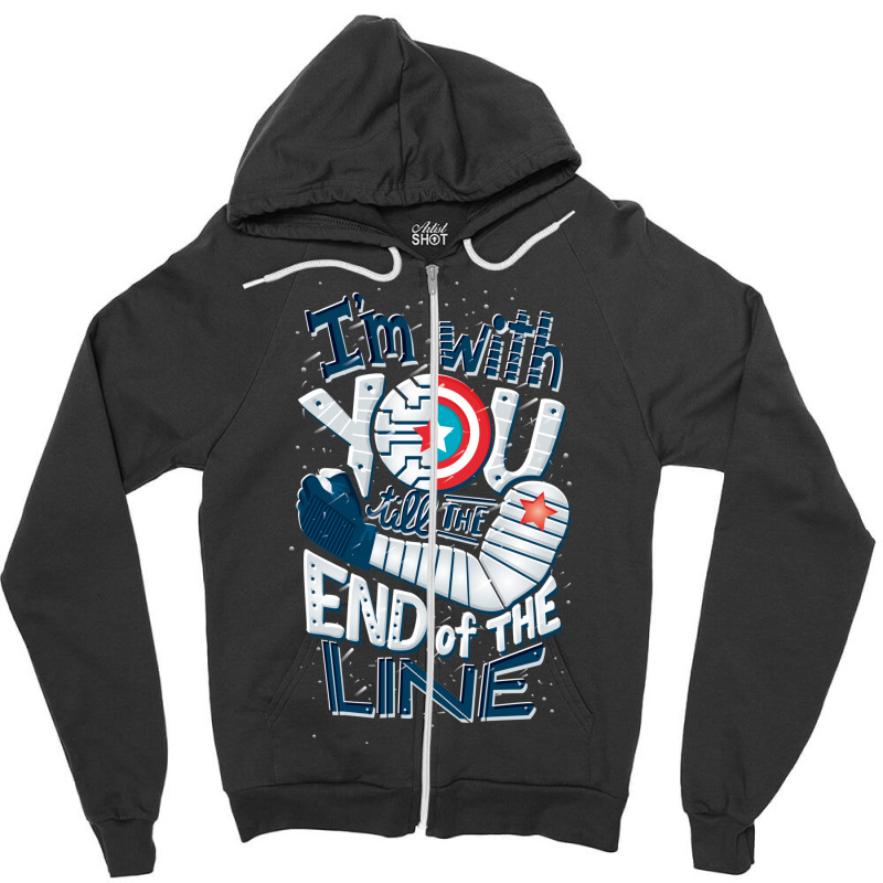 Till The End Of The Line Zipper Hoodie | Artistshot